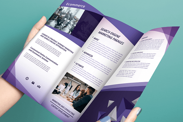 mẫu thiết kế brochure đẹp