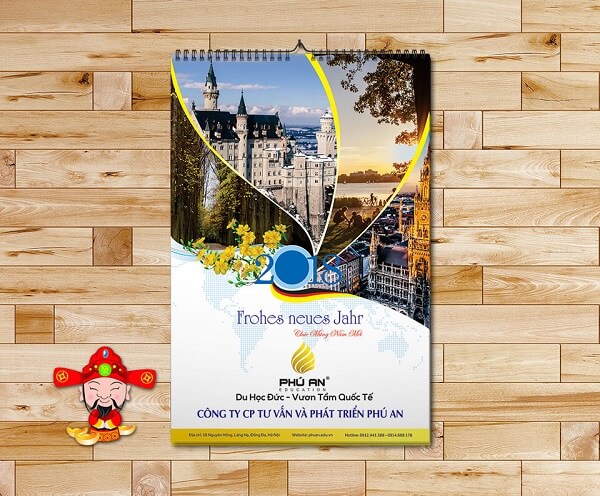 Thiết kế lịch độc quyền