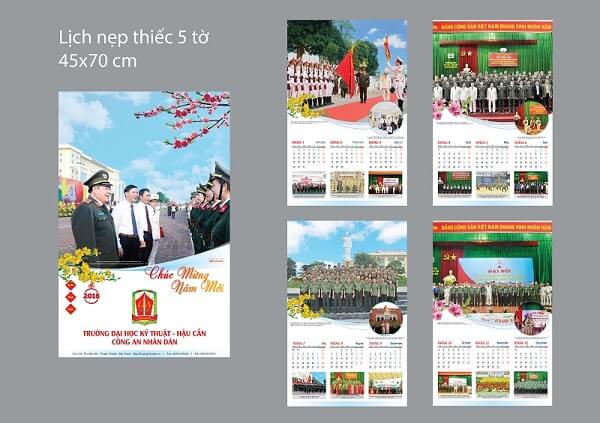 thiết kế Lịch treo tường