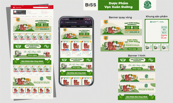 xây dựng gian hàng shoppe