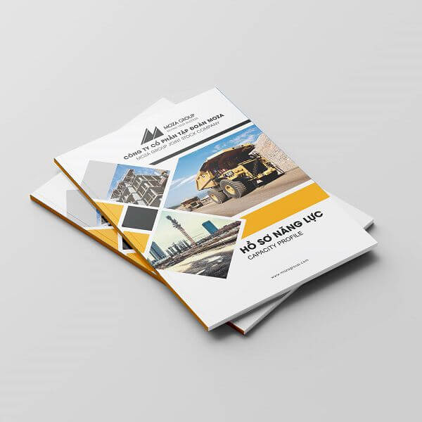 Thiết kế profile/hồ sơ năng lực công ty đấu thầu